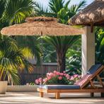 2dekans | Coast Hawaïaanse Rieten Tiki Parasol 267x247 cm –, Ophalen of Verzenden, Zo goed als nieuw