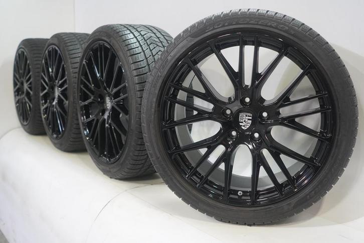 Porsche Panamera 971 21 inch velgen Pirelli Winterbanden Ori, Auto-onderdelen, Banden en Velgen, Velg(en), Gebruikt, 21 inch, Winterbanden