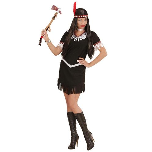 Indiaanse Jurk Zwart Dames, Kleding | Dames, Carnavalskleding en Feestkleding, Nieuw, Verzenden