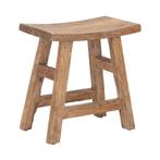 *WOONWINKEL* Must Living Shanghai Krukje Gebogen Teak Hout, Verzenden, Nieuw, Hout