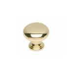 Meubelknop paddenstoel 40 mm messing gelakt, Doe-het-zelf en Verbouw, Hang- en Sluitwerk, Ophalen of Verzenden, Nieuw, Koper of Messing