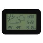 Benson Compact weerstation - thermometer en alarmklok - 1..., Huis en Inrichting, Woonaccessoires | Klokken, Ophalen of Verzenden