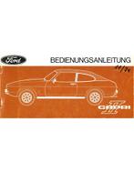 1974 FORD CAPRI II INSTRUCTIEBOEKJE DUITS, Auto diversen