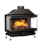 Inbouw Houtkachel Crystal 60 Open Side, Huis en Inrichting, Nieuw