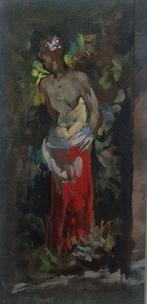 Alessio Issupoff (1889-1957) - Donna tra fiori