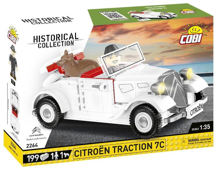 COBI  WW2 2264 - Citroën Traction 7C (Leger bouwsets), Kinderen en Baby's, Speelgoed | Bouwstenen, Nieuw, Verzenden