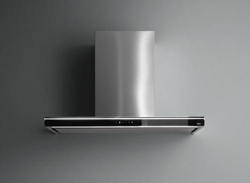 Falmec LUMIN90W3BL wand afzuigkap - zwart/rvs - 90 cm breed, Witgoed en Apparatuur, Afzuigkappen, Vrijstaand, Wandschouwkap, Nieuw