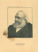 Portrait of Jacobus Jacob Albertus Willebrordus Moleschott, Antiek en Kunst, Kunst | Etsen en Gravures