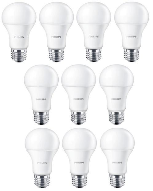 10 stuks Philips LED lamp E27 10.5W 1055lm 3000K Mat Niet..., Huis en Inrichting, Lampen | Overige, Nieuw, Ophalen of Verzenden