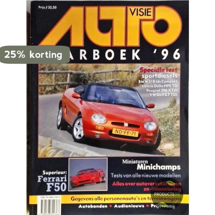 96 Autovisie jaarboek 9789068822366, Boeken, Techniek, Gelezen, Verzenden