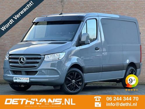 Zakelijke Lease |  Mercedes-Benz Sprinter 214CDI 143PK L1H1, Auto's, Bestelauto's, Onderhoudsboekje, Lease, Zwart, Handgeschakeld