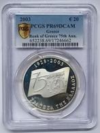 Grèce Griechenland Km 210 20 Euro 2003 75 Jahre Bank von..., Verzenden