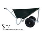 TILT kruiwagen 160 liter dubbel wiel, Nieuw, TILT, Handmatig, Verzenden