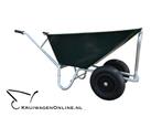 TILT kruiwagen 160 liter dubbel wiel, Tuin en Terras, Kruiwagens, Nieuw, TILT, Tweewielig, Handmatig