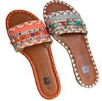 Kleurrijke Ibiza Slippertjes, Ophalen of Verzenden, Nieuw, Slippers