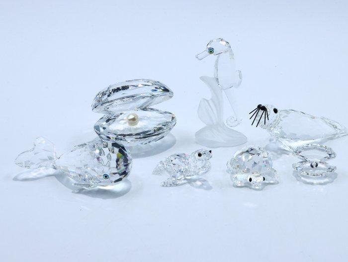 Figuur - Swarovski - Zeedieren (Unboxed) (7) - Kristal, Antiek en Kunst, Curiosa en Brocante