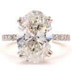 Zonder minimumprijs - Ring - 18 karaat Geel goud - 5.45ct., Sieraden, Tassen en Uiterlijk, Ringen, Nieuw