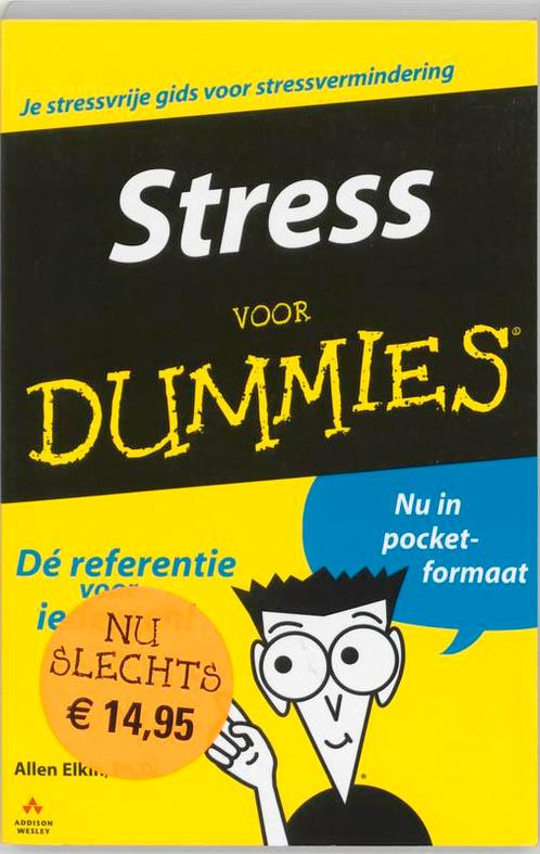 Stress voor Dummies / Voor Dummies 9789043010436 A. Elkin, Boeken, Psychologie, Gelezen, Verzenden