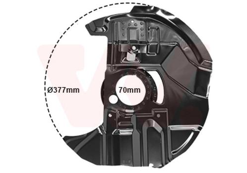 REMSCHIJF BESCHERMER VOOR BMW 3 E46 1997-2001 34116759787, Auto-onderdelen, Remmen en Aandrijving, Nieuw, Ophalen of Verzenden