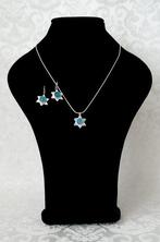 Complete sieradenset Davidster met Romeins glas bestaande..., Sieraden, Tassen en Uiterlijk, Antieke sieraden, Verzenden