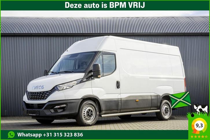 Iveco Daily **35S14V 2.3 L2H2 | Automaat | Euro 6 | Cruise |, Auto's, Bestelauto's, Lease, Blauw, Automaat, Wit, Iveco, Financial lease