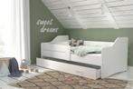Luxe houten kinderbed 200x80 cm - wit - met opberglade en..., Ophalen of Verzenden, Nieuw