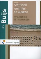 Statistiek om mee te werken deel opgaven en ui 9789001802592, Boeken, Zo goed als nieuw