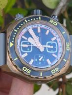Zelos - hammerhead chrono bronze meteorite Limited edition, Sieraden, Tassen en Uiterlijk, Horloges | Heren, Nieuw