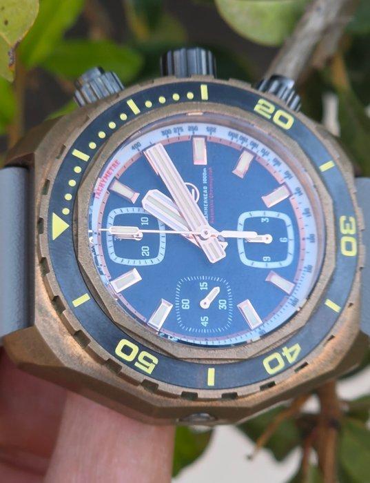 Zelos - hammerhead chrono bronze meteorite Limited edition, Sieraden, Tassen en Uiterlijk, Horloges | Heren