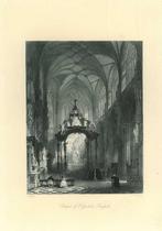 Zicht op Brussels, Antiek en Kunst, Kunst | Etsen en Gravures