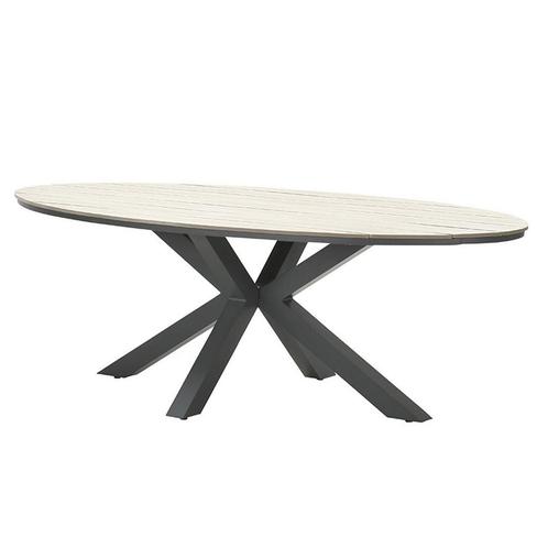 Garden Impressions Tulli tuintafel 280 x 140 cm ovaal -, Tuin en Terras, Tuinsets en Loungesets, Verzenden