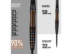Harrows NOBLE BD82824 - Steeltip dartpijl 90% tungsten 24 g, Huis en Inrichting, Verzenden, Nieuw