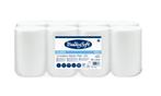 BulkySoft poetspapier mini 1-laags wit kokerloos 120 mtr (8), Verzenden