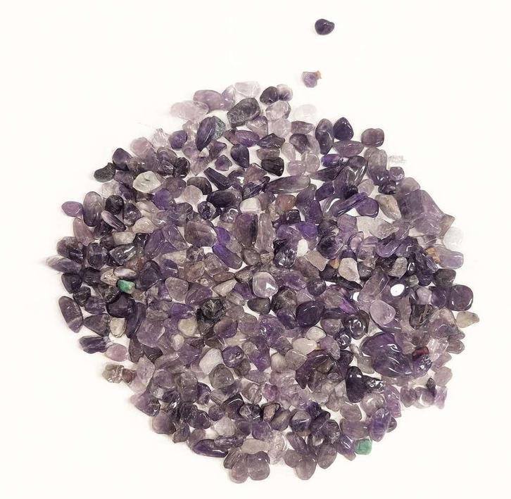 amethist cluster 250gr 8-12mm (Kristal_Uitgelicht), Antiek en Kunst, Antiek | Glas en Kristal, Ophalen of Verzenden