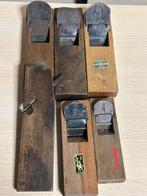 Vintage Japanese Carpentry Planes (Kanna) Set of 6 –, Antiek en Kunst