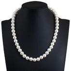 Fako Bijoux® - Parelketting - 10mm - Glaskralen - Parelmoer, Sieraden, Tassen en Uiterlijk, Kettingen, Verzenden, Nieuw