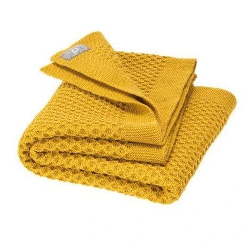 Disana - wollen (wikkel)deken honingraat (okergeel, 80 x 100, Kinderen en Baby's, Dekens, Slaapzakjes en Inbakerproducten