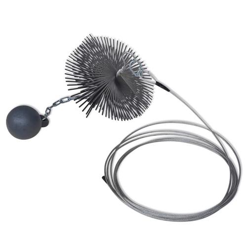 vidaXL Schoorsteenveegborstel rond Ø 20 cm, Doe-het-zelf en Verbouw, Gereedschap | Handgereedschap, Nieuw, Verzenden