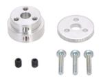 Aluminum Scooter Wheel Adapter for 1/4 Shaft  Pololu 2675