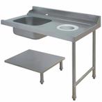 Aanvoertafel (Rechts) | RVS | 1 Spoelbak (Links) |, Verzenden, Nieuw in verpakking