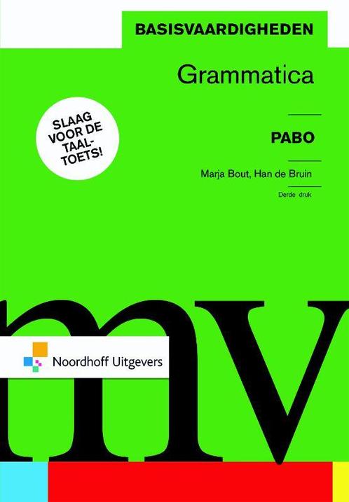 Basisvaardigheden grammatica 9789001831004 H. de Bruijn, Boeken, Kunst en Cultuur | Beeldend, Gelezen, Verzenden