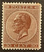 België 1865/1866 - Leopold I in profiel - 30 centimes, Postzegels en Munten, Gestempeld