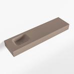 MONDIAZ LEX Smoke vrijhangende solid surface wastafel 120cm., Ophalen of Verzenden, Nieuw, Overige typen