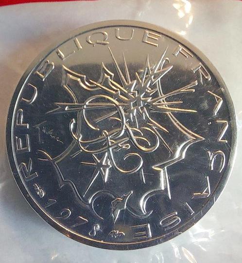 Frankrijk. 10 Francs 1978 Mathieu. Piéfort en argent (Zonder, Postzegels en Munten, Munten | Europa | Euromunten