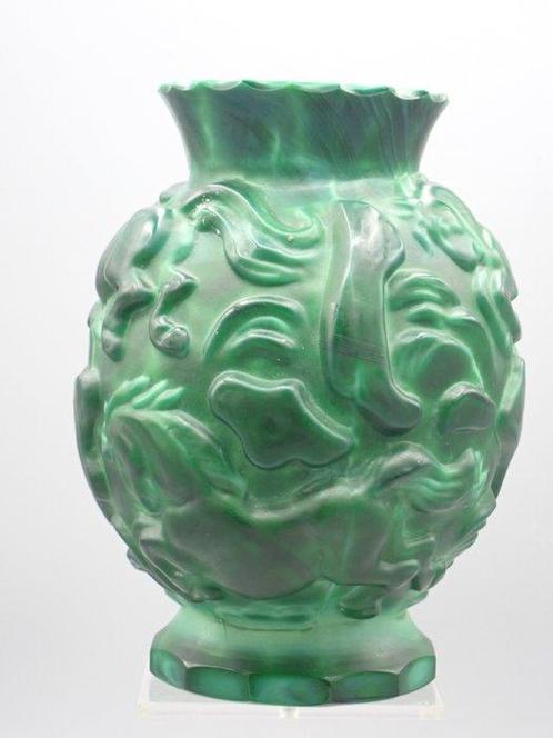Henri Schlevogt - Vaas - Glas, Antiek en Kunst, Antiek | Glas en Kristal