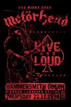 Poster Motorhead Live and Loud 61x91,5cm, Verzamelen, Posters, Verzenden, Nieuw, A1 t/m A3