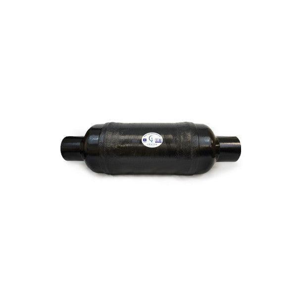 Bieden: Centek marine 3.5 inch black GRP exhaust muffler -, Watersport en Boten, Bootonderdelen, Motor en Techniek, Nieuw, Zeilboot of Motorboot