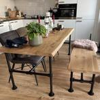 Steigerbuis Tafel Vienna | Zwart 33.7 MM | Voet | DIY | Bouw, Huis en Inrichting, Tafels | Eettafels, Ophalen of Verzenden, Nieuw