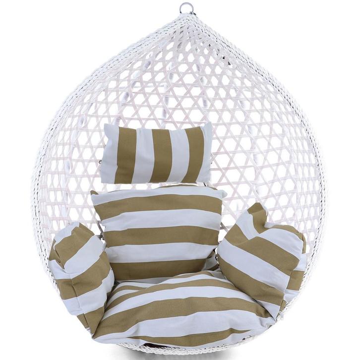 Hangstoel Zitkussen Gestreept | A-kwaliteit | Beste Prijs, Tuin en Terras, Tuinmeubel-accessoires, Nieuw, Ophalen of Verzenden