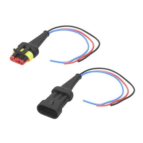 Hermetische connector set - 12 tot 24 Volt - Met draad - 3 p, Doe-het-zelf en Verbouw, Overige Doe-het-zelf en Verbouw, Nieuw